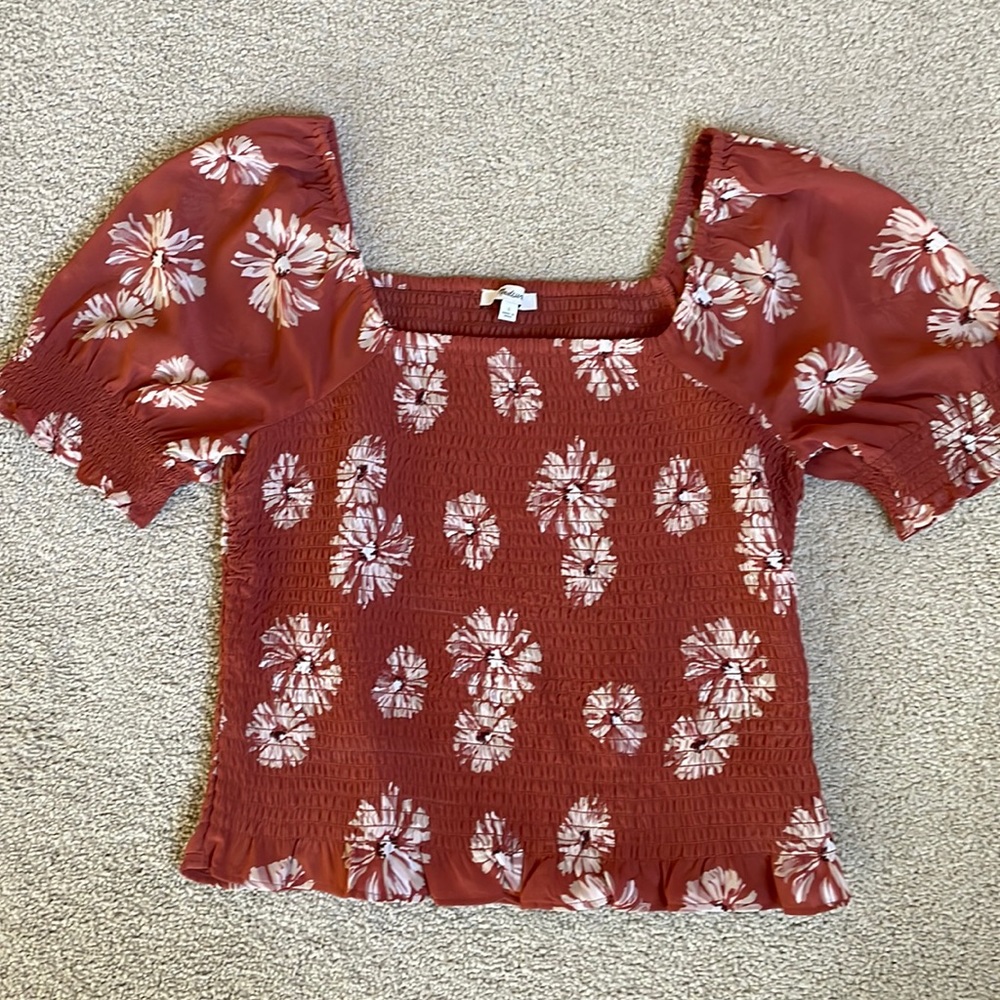 Madewell Women’s Small Shirred Top - New no tags